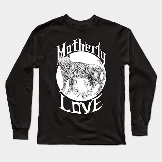 motherly love_Romulus and Rem_w Long Sleeve T-Shirt by JaLand